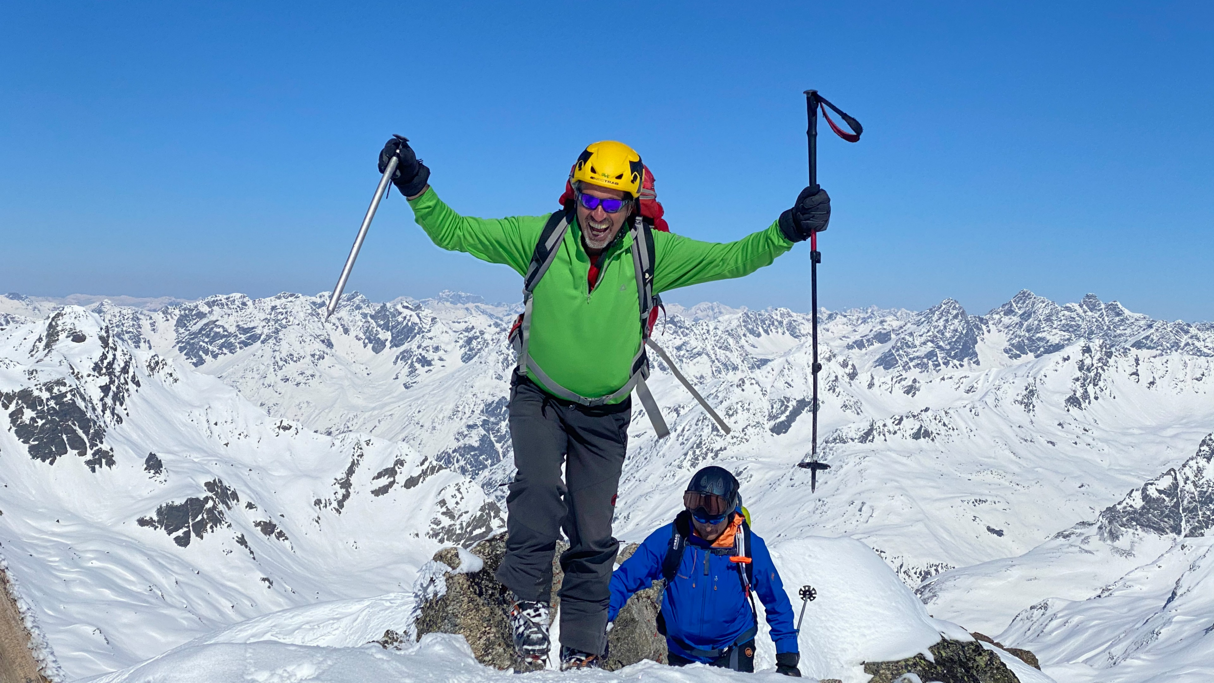 Berg+Ski: Freude herrscht bei der Ankunft auf dem Flüela Wisshorn