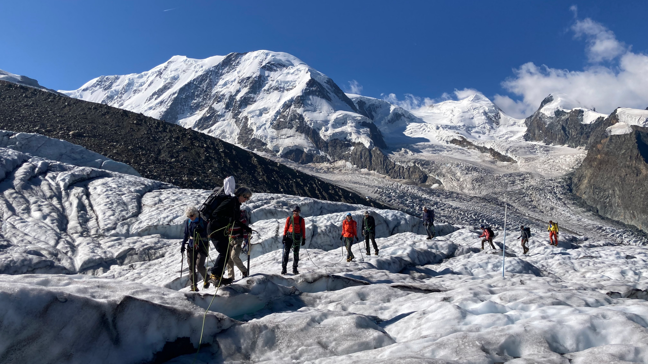 Berg+Ski: Gletschertrekking Monte-Rosa-Hütte