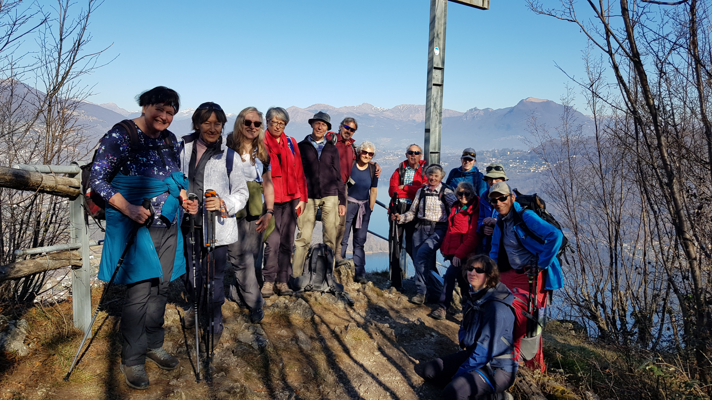Berg+Ski: Rundwanderung über den Monte Caslano/Sassalto